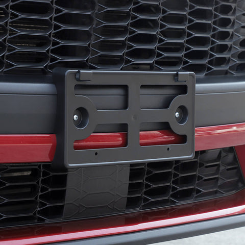 For 2024+ Ford Mustang Front License Plate Bracket Mount Nameplate Holder