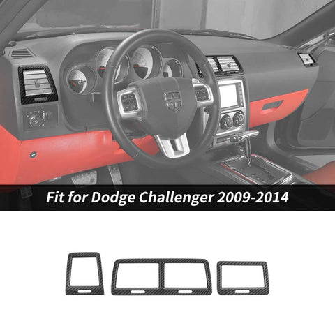 For 2009-2014 Dodge Challenger Interior Trim Full Set Available Separately Carbon Fiber