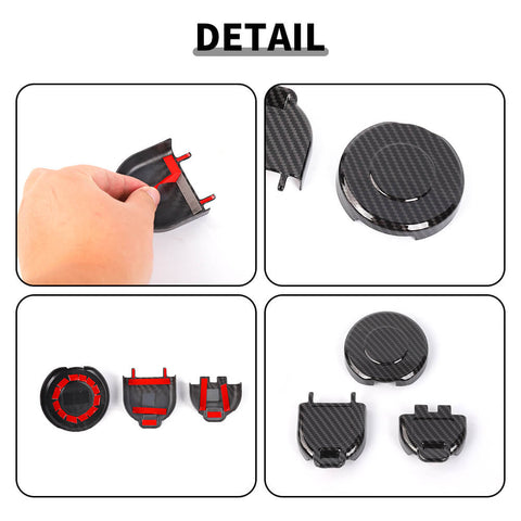 For 2014-2020 Chevy Silverado/GMC Sierra/2014+ Colorado/GMC CANYON Trailer Power Outlet & Rear Spare Tire Lock Covers