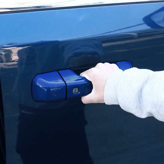 Exterior Door Handle Cover Inserts Handles For Dodge Ram 2018+ Premium Edition Blue Accessories | CheroCar