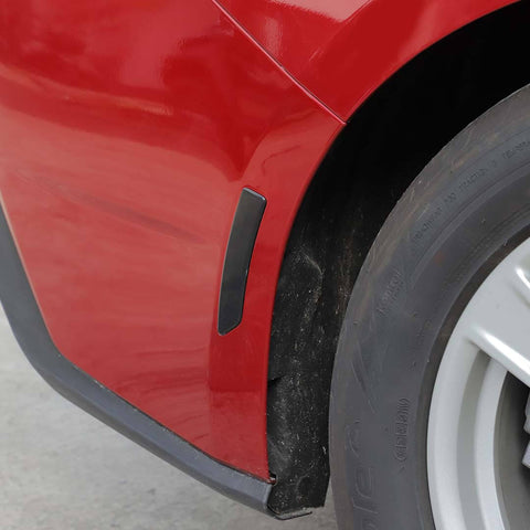 For 2024+ Ford Mustang Smoked Black Side Wheel Light Cover Trim Decoration