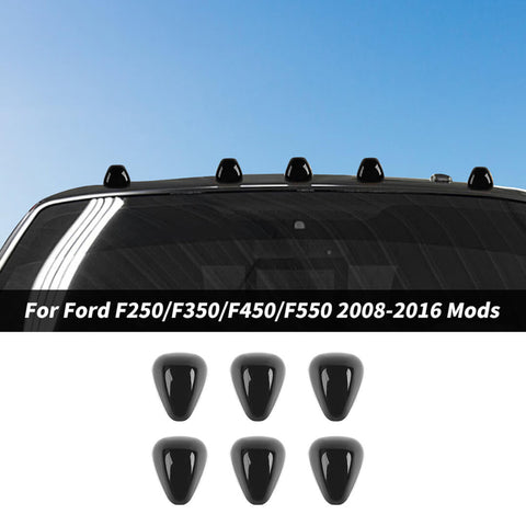 For 2008-2016 Ford F250/F350/F450/F550 Smoked Black Car Roof Light Lamp Cover Trim