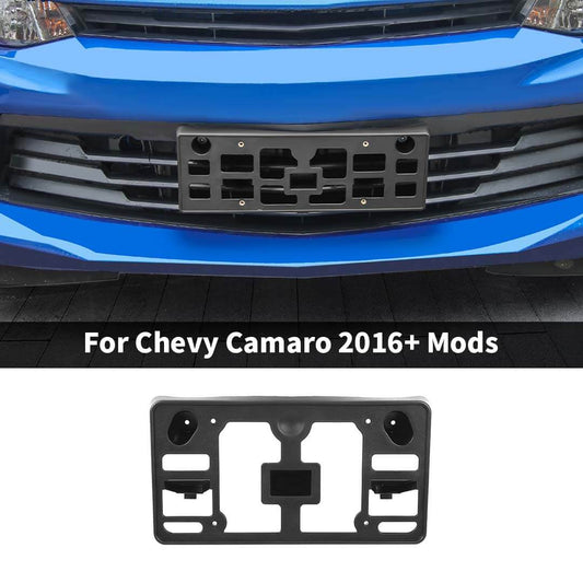 For 2016+ Chevy Camaro Front Bumper Mount License Plate Bracket Holder Frame