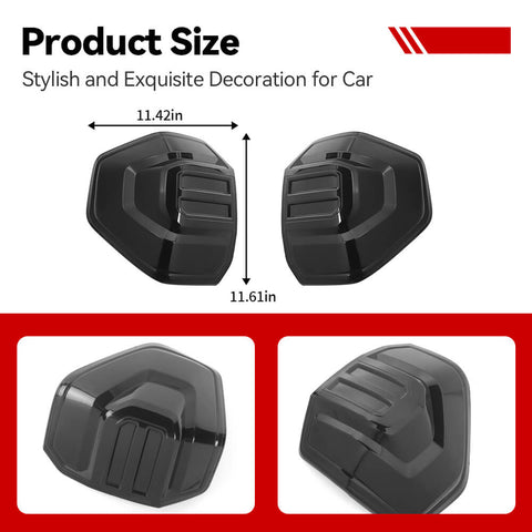 For 2024+ 4Runner Smoked Black Rear Taillight Lamp Cover Guard Trim