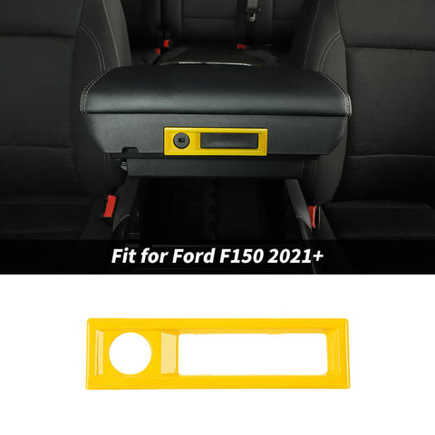 For 2021+ Ford F150 Center Armrest Box Switch Button Cover Trim
