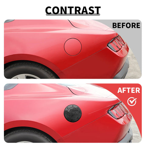 For 2024+ Ford Mustang Fuel Gas Tank Cap Cover Trim