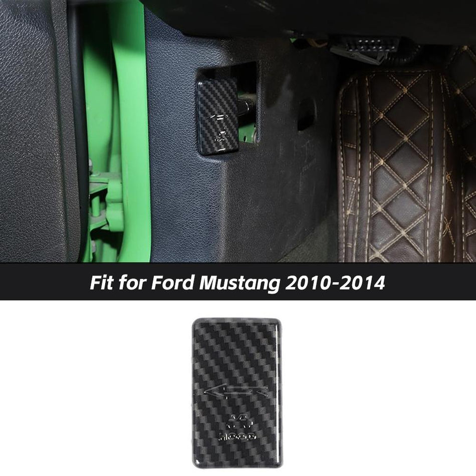 For 2010-2014 Ford Mustang Engine Hood Switch Button Trim