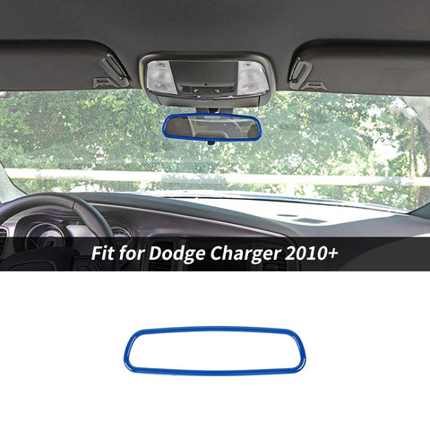 Interior Rearview Mirror Frame Trim Cover Bezels For Dodge Charger 2010+ Accessories | CheroCar