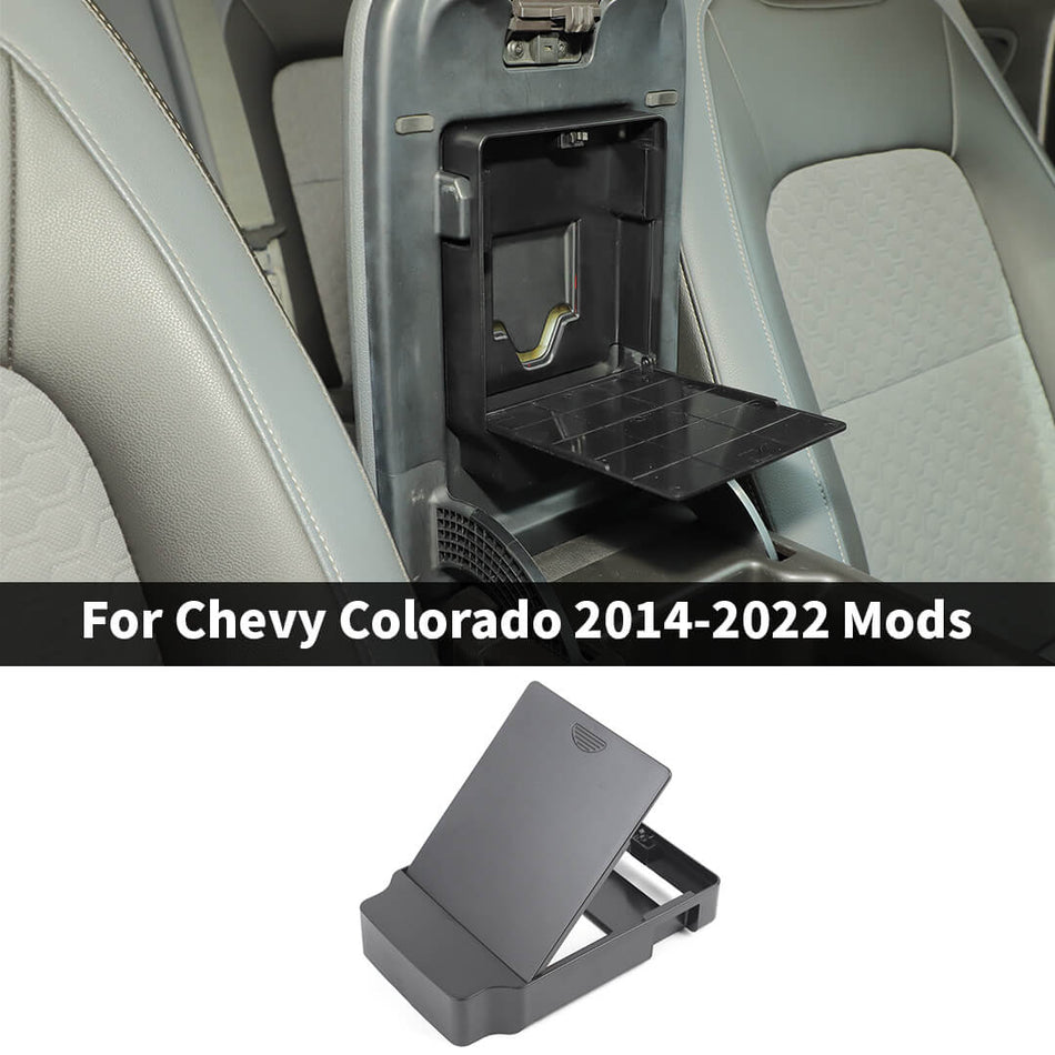 For 2014-2022 Chevy Colorado/GMC-CANYON Center Console Armrest Storage Box Tray Hidden Organizer