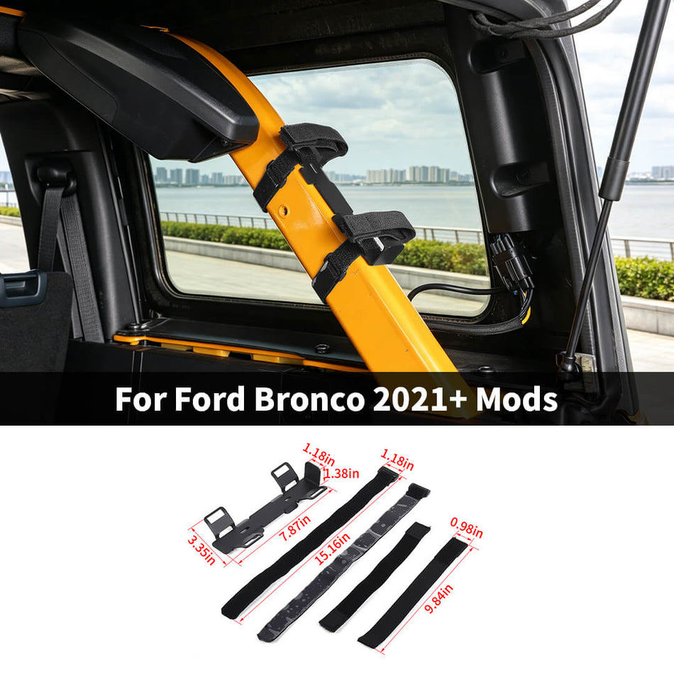 For 2021+ Ford Bronco Interior Fire Extinguisher Mount Post Holder Bracket