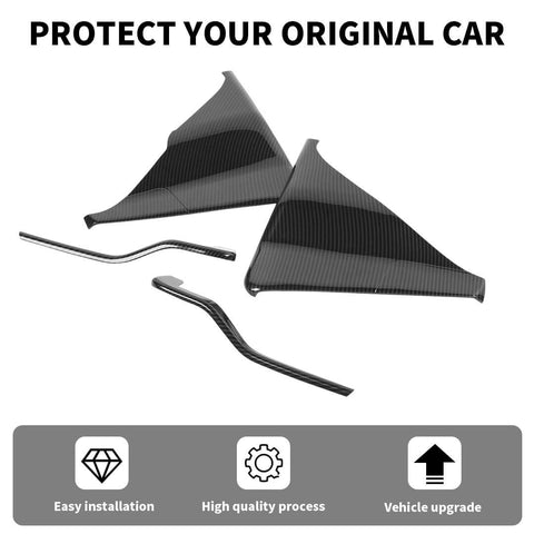 For 2015-2023 Ford Mustang Interior Center Console Side Dashboard Panel Cover Trim