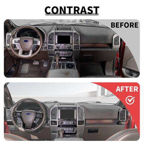 For 2015-2020 Ford F150 Interior 35 x Full Set Decoration Trim