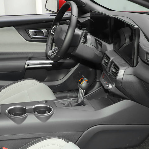 For 2024+ Ford Mustang Center Console Gear Shift Knob Head Trim Cover
