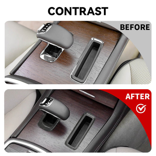 For 2010-2014 Chrysle 300/300C/2011+ Dodge Charger Center Console Gear Shift Frame Cover Trim Ring