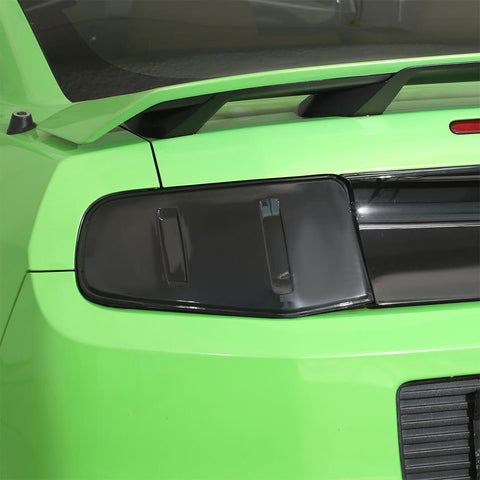 For 2010-2012 Ford Mustang Smoked Black Rear Tail Light Lamp Cover Guard Trim Bezels