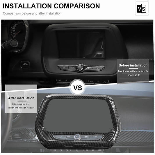 For 2017+ Chevy Camaro Interior Dashboard Panel Decor Cover Trim Kit