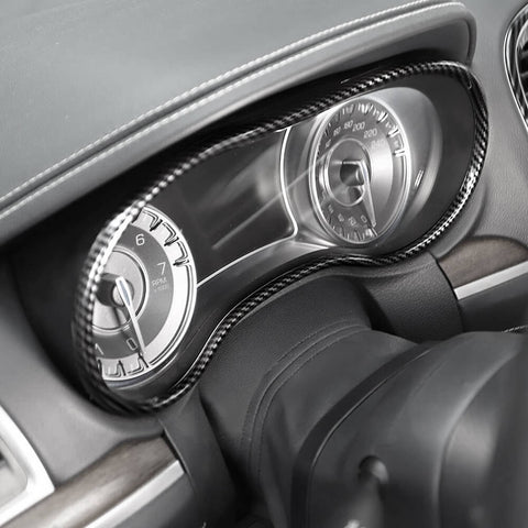 For 2015+ Chrysle 300/300C Center Console Dashboard Instrument Panel Meter Panel Trim Ring Cover