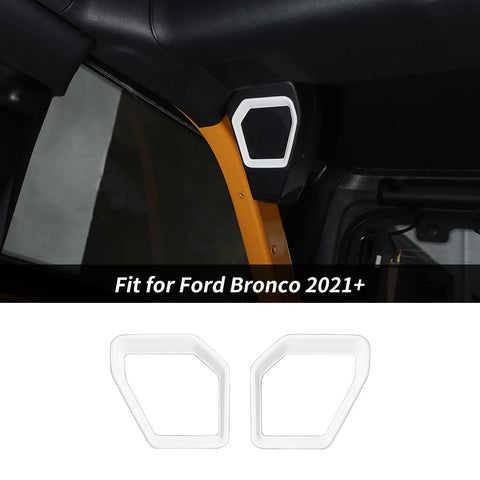 Car Rear Trunk Speaker Decor Frame Panel Trim Cover For Ford Bronco 2021+ Accessories | CheroCar