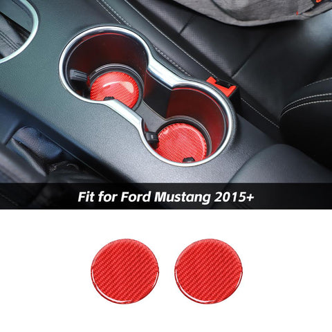 Water Cup Holder Coasters Pad Decoration For Ford Mustang 2015+ Accessories | CheroCar