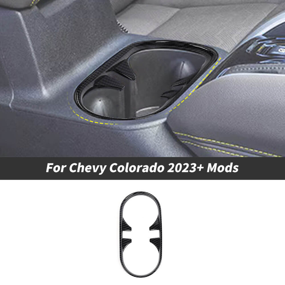 For 2023+ Chevy Colorado/GMC-CANYON Front Cup Holder Bezel Trim Ring Cover