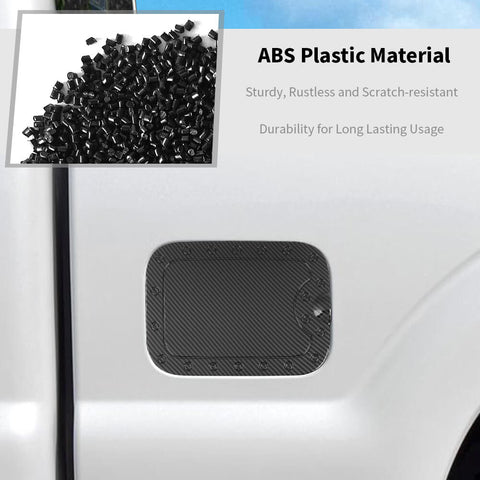 For 2008-2016 Ford F250/F350/F450/F550 Gas Cap Fuel Door Gas Tank Cover Trim