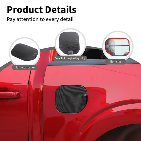 For 2021+ Ford F150 Exterior Fuel Filler Door Gas Tank Cap Cover Trim