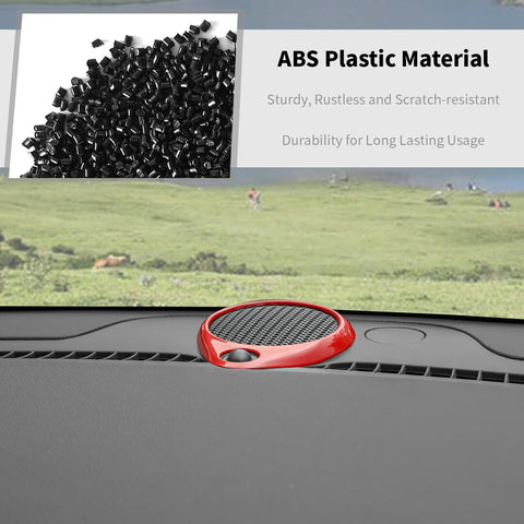 For 2011-2020 Dodge Durango Center Console Speaker Horn Cover Trim Ring