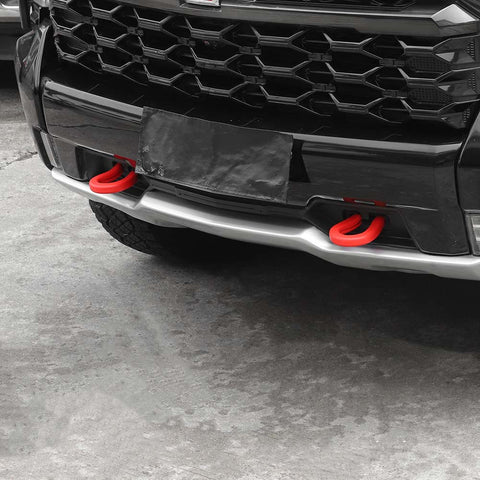 For 2014+ Chevy Silverado/GMC SIERRA Front Trailer Bumper Track Tow Hook Protector Cover