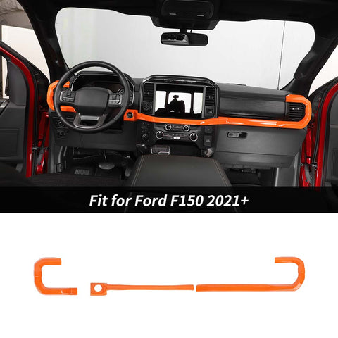 Center Console Dash Decor Strips Trim For Ford F150 2021+｜CheroCar