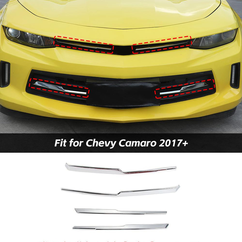 For 2017+ Chevrolet Camaro Front Center Grille Grill Cover Trim