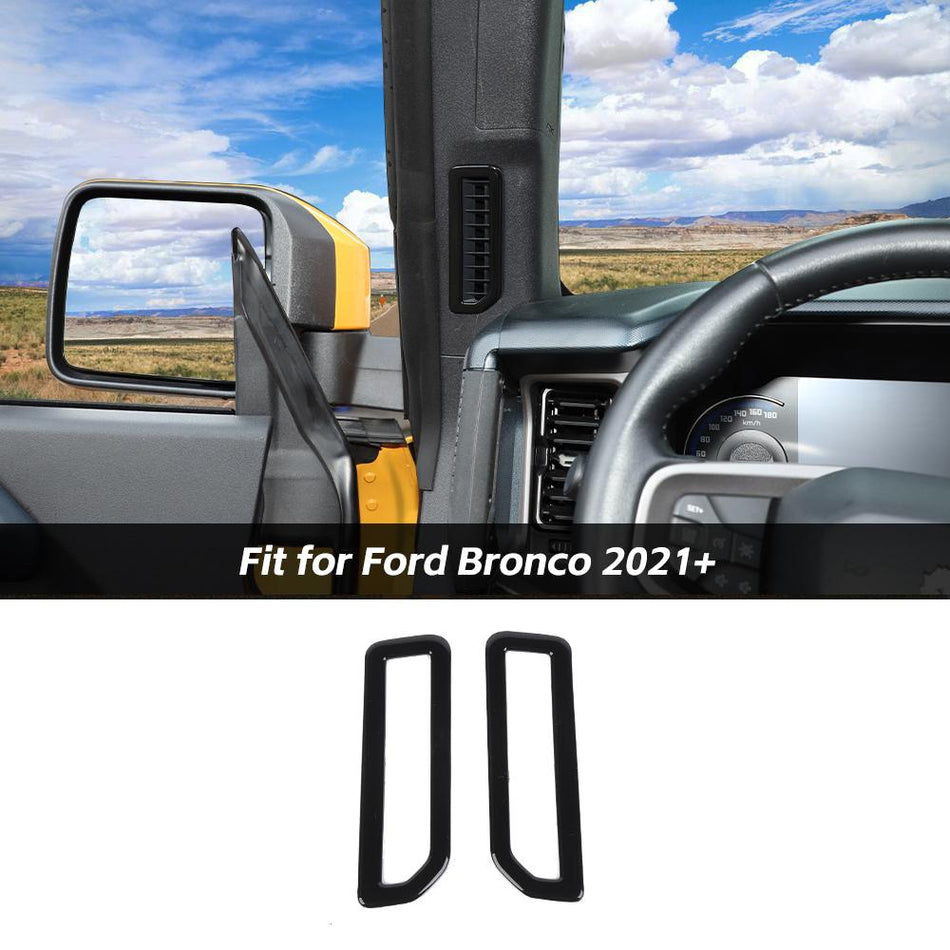For 2021+ Ford Bronco A-Pillar Air Condition Vent Outlet Decor Cover Trim