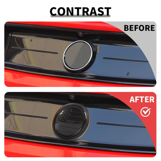 For 2015-2022 Ford Mustang Rear Center Logo Emblem Badge Cover Trim Decor