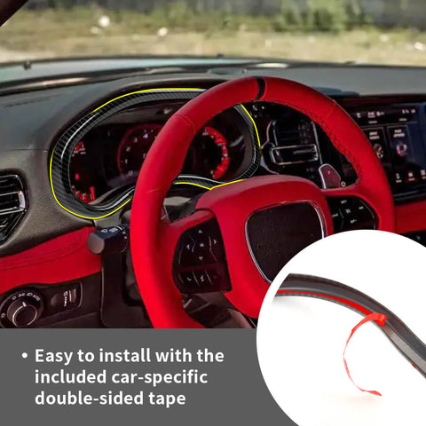 For 2021+ Dodge Durango Dashboard Panel Cover Trim Instrument Frame