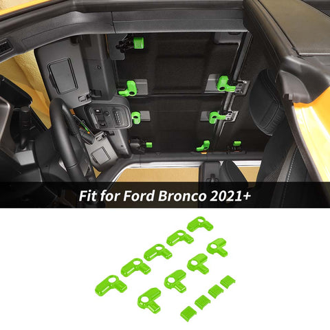 For 2021+Ford Bronco 4-Door 9 x Hardtop Release Open Switch Cover Trim