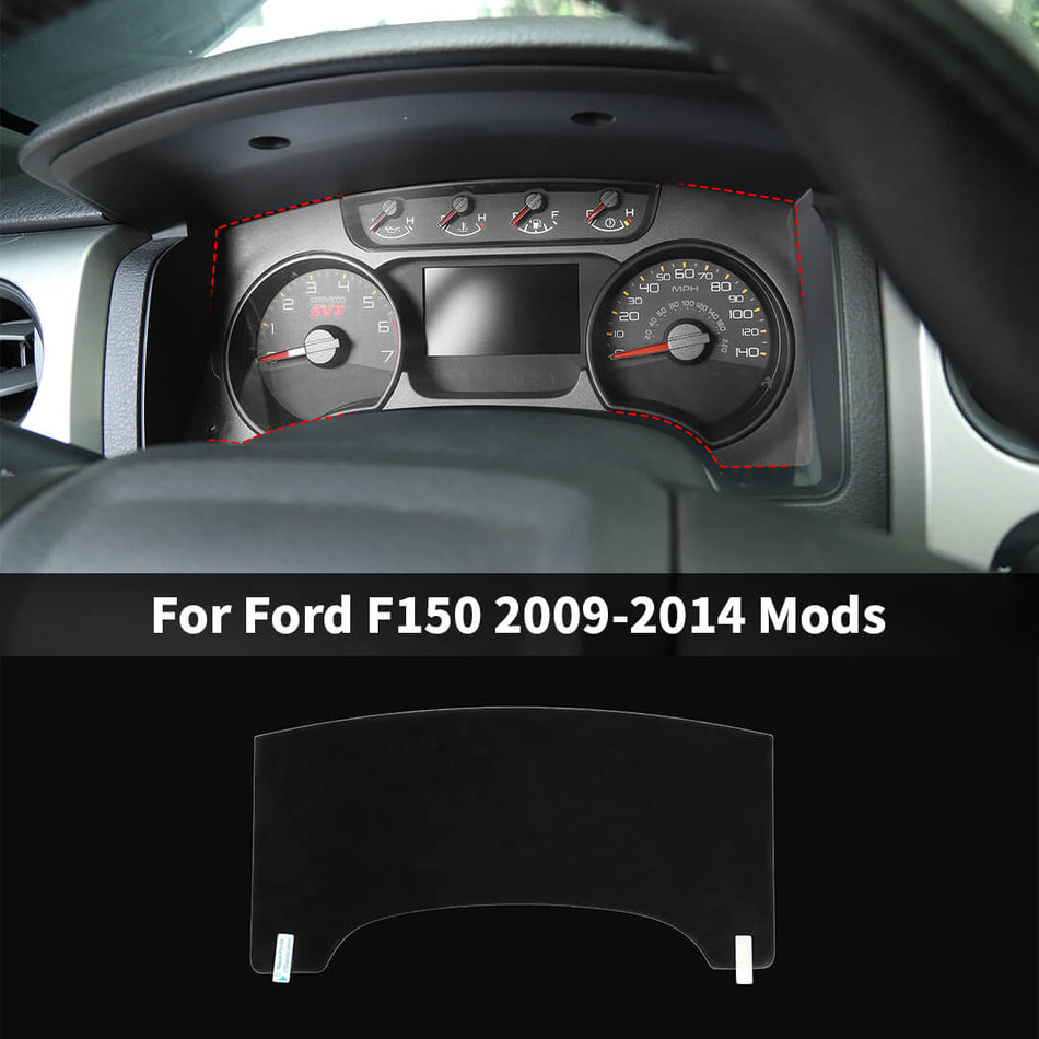 For 2009-2014 Ford F150 Raptor Car Interior Dashboard Screen Protector Nanofilm Dust-proof