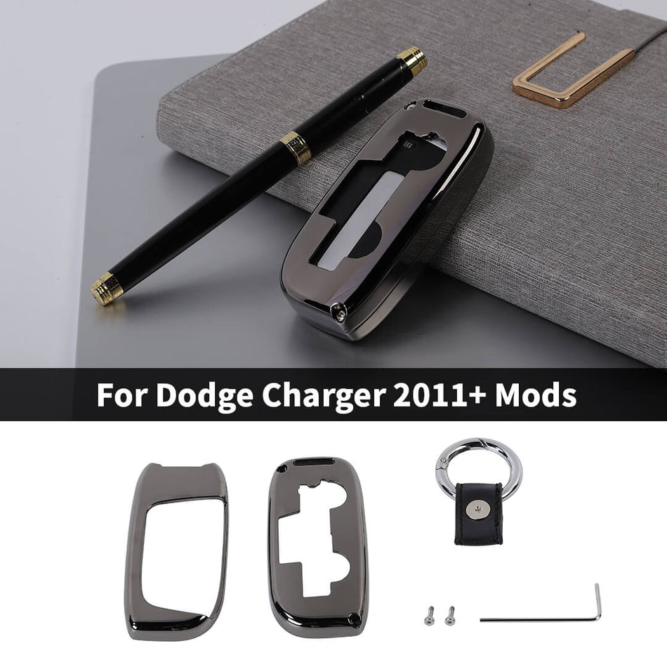 For 2015+ Dodge Challenger/2011+ Charger/2014+ Durango Car Key Case Protection Cover Accessories