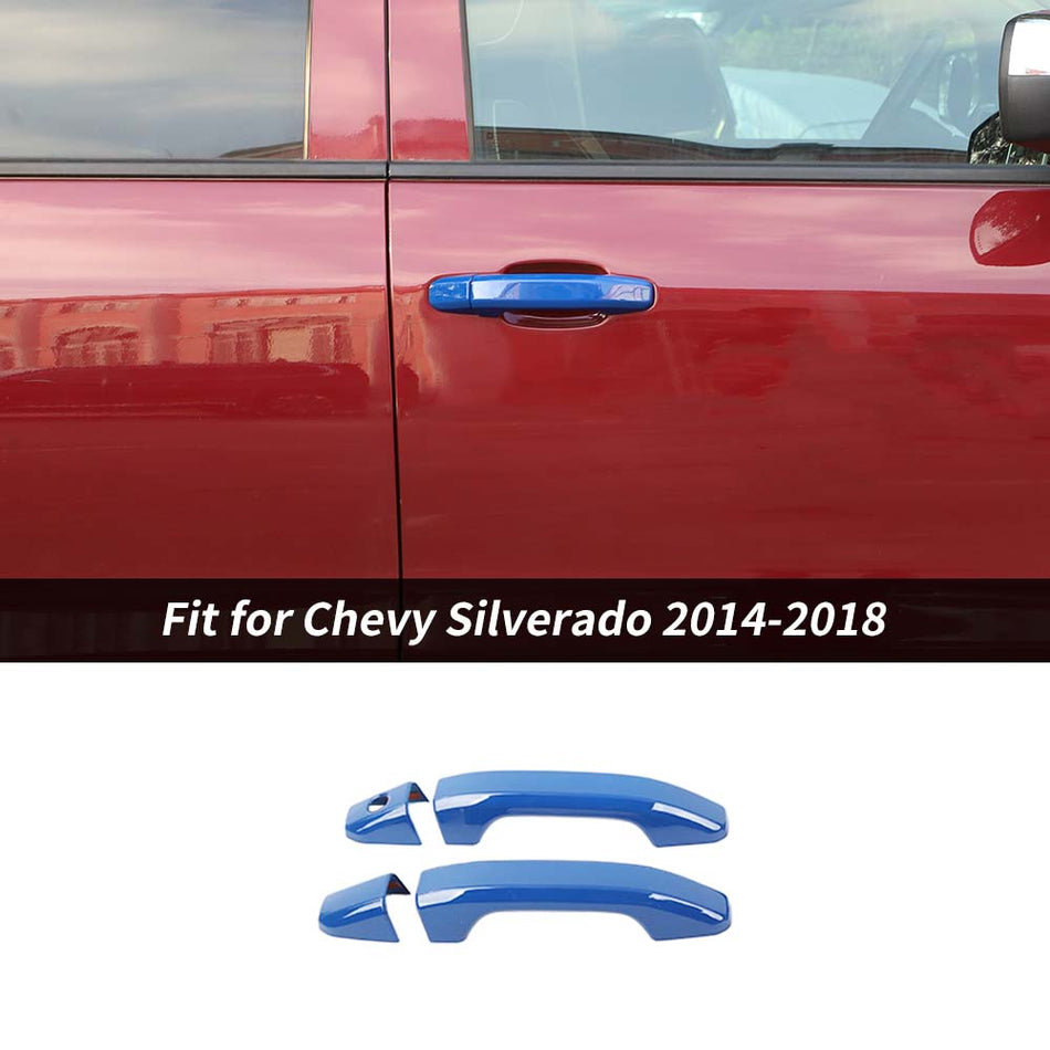 For 2014-2018 Chevy Silverado/GMC Sierra 2-Door Car Exterior Door Handle Cover Trim Shell