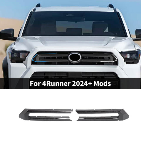 For 2024+ 4Runner Front Middle Grille Inserts Bezel Cover Trim
