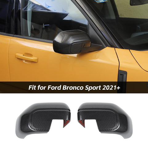 Side Door Rearview Mirror Caps Covers For Ford Bronco Sport 2021+ Accessories | CheroCar
