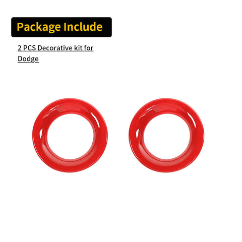 For 2011+ Dodge Durango Car Rear Tailgate Light Lamp Ring Cover Trim