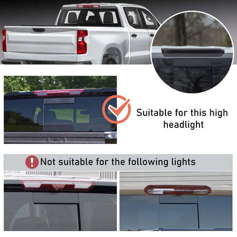 For 2022+ Chevy Silverado/GMC SIERRA 3RD High Brake Light Lamp Trim Cover