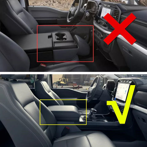 For 2021+ Ford F150 Center Armrest Box Switch Button Cover Trim