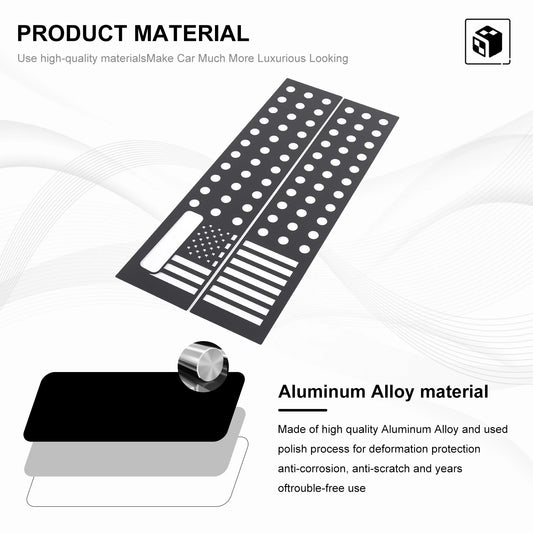 For 2023+ Ford F250/F350/F450 Super Cab Window Pillar Trim Cover, Black Door Post Covers (4 pcs)