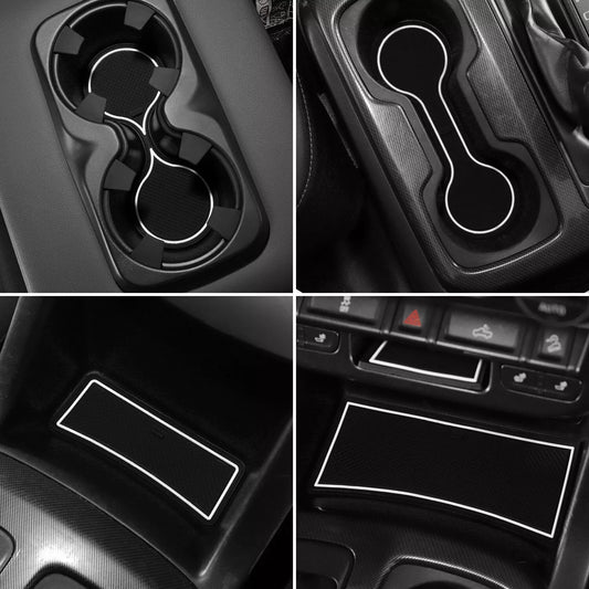 For 2014-2022 Chevy Colorado Door Slot Pad Center Console Liner Mats