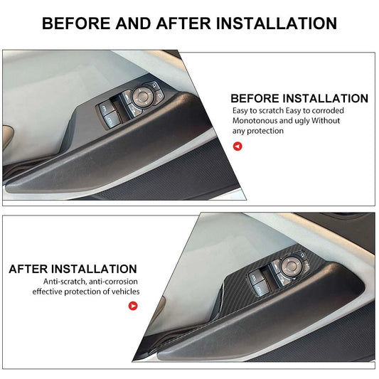 For 2016+ Chevy Camaro Window Lift Switch Button Panel Cover Trim