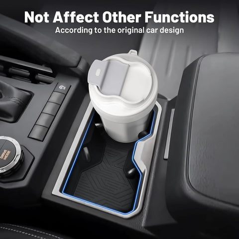 For 2024+ 4Runner Front Rear Drink Cup Holder Inserts Storage Box