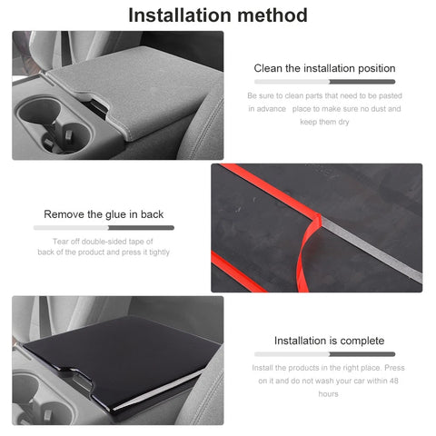 For 2021+ Ford F150/F250/F350/F450 Interior Center Console Armrest Box Cover Trim Panel