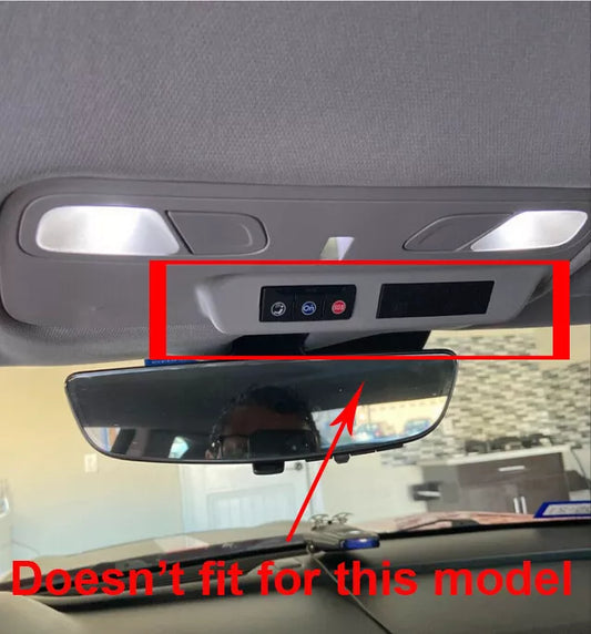 For 2017+ Chevrolet Camaro Front Reading Light Lamp Panel Cover Trim