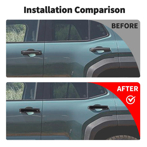 For 2024+ 4Runner Car Door Handle Shell Cover Trim