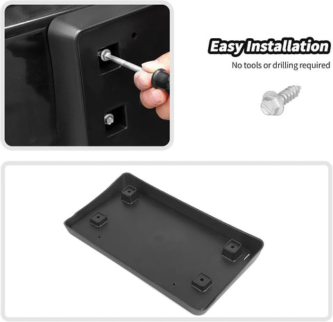 For 2011-2013 Dodge Durango Front License Plate Holder Bracket Panel Bezel